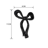 Ponytail Bow Large Hair Claw Crab Hair Accessories for Women Solid Acrylic Bowknot Hair Clips Hairpins Girls Barrettes Headbands