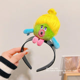 Ratatouille Hairband Cute Headband Kawaii Plush Hair Accessory Color Doll Wide-Brimmed Hairpin Creativity Headdress Gift
