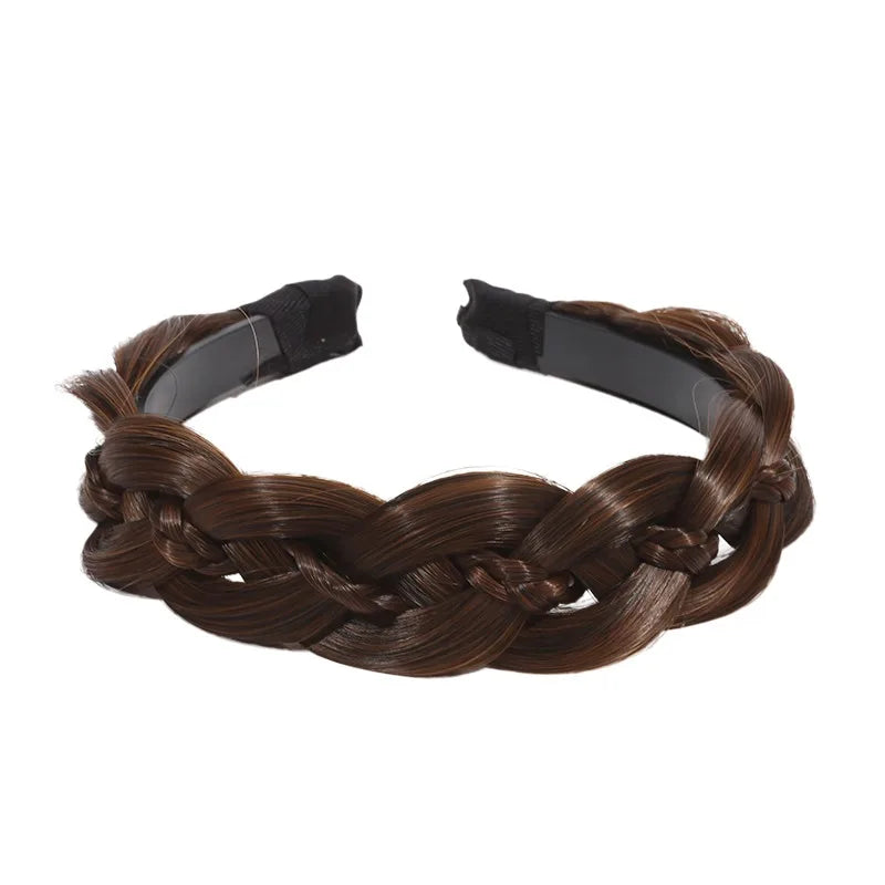 Headbands For Women Wide Fishbone Braids Hairbands Handmade Retro Head Hoop Hair Styling Headwear Accessorie Fashion Braids Hair