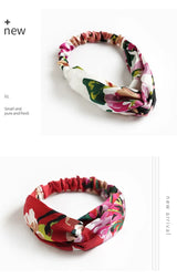 European and American silk elastic elastic cross headband, stylish, simple and versatile headband for parents and children
