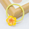Girls Elastic Hair Ties Flower Hairbands Ponytail Holder Headbands Kids Floral Scrunchies Women Hair Accessories