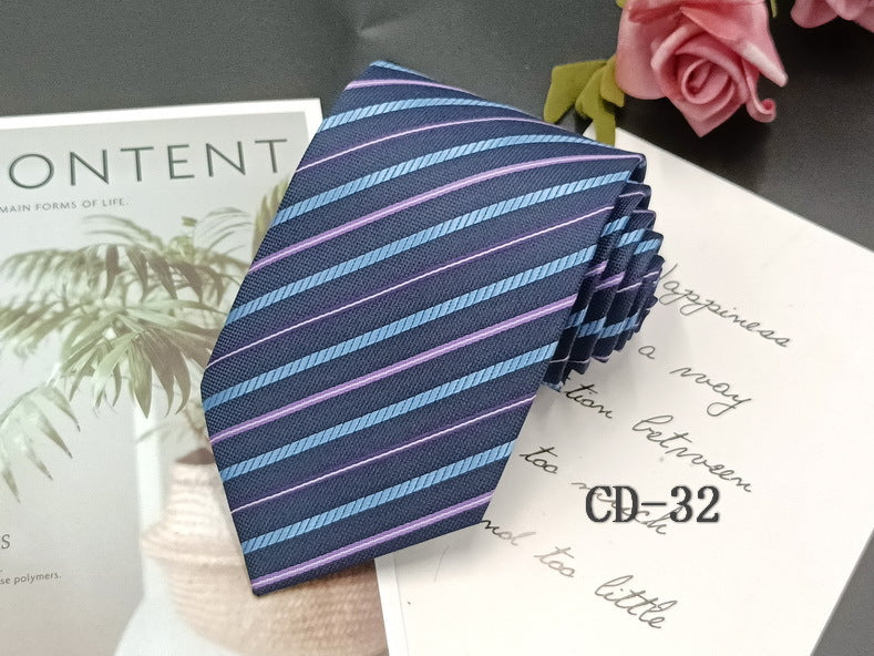 New Classic Blue Black Ties for Men Silk Mens Neckties for Wedding Party Business Adult Neck Tie Casual Solid Tie