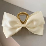 Korean Fashion Metal Bow Hair Claw Clip High Quality Simple Elegant Hair Clip Claw Clamp Headwear Girls Women Hair Accessories