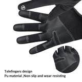 Outdoor Winter Gloves Motorcycle Gloves With Fleece Lined Touch Screen Snow Glove Waterproof Thermal Gloves For Riding