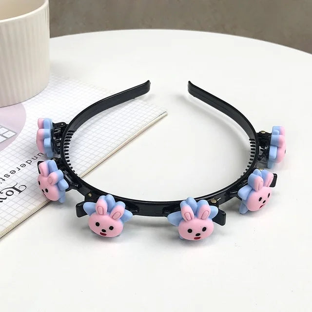 Braided Hair Bands for Girls Hair Hoop Headwear Female Flower Love Fruit Headwear Women New Fashion Hair Accessories