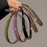 Toothed Headband Sunglasses Shaped Headband Transparent Non-slip Hair Hoop Hairstyle Fixing Tool Hair Accessories Hairband