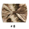Tie Dye Headbands for Women Wide Turban Headwrap Knotted Vintage Hairbands Cotton Bandanas Bandage Headscarf Hair Accessories