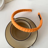 Candy Color Hairbands Orange Pink Yellow Green Headbands for Women Spring Summer Hair Accessories Girls Fashion Simple Headwear