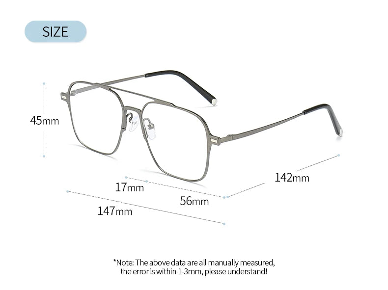 Titanium 3 In 1 New Trend Magnet Glasses Frame With Clip On Glasses Polarized Sunglasses For Men Women Optical Computer glasses