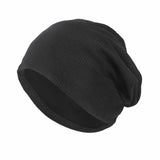 Women Men Sleeping Hat Baggy Beanie Satin Lined Night Unisex Sleep Cap Hair Care Bonnet Hair Loss Nightcap Pullover Hat Headwear