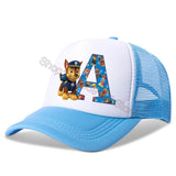 New Paw Patrol Kids Letters Baseball Caps Boys Cartoon Casuals Hat Children Sports Sun Hat Adjustable Peaked Cap Birthday Gifts