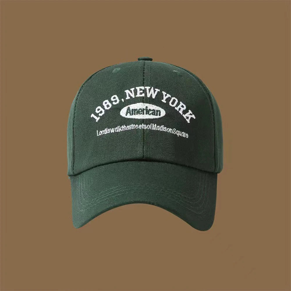 One Retro Embroidered Adjustable Baseball Cap, Casual Sun Hat for Men and Women, Perfect for Super Bowl Sunday Party
