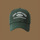 One Retro Embroidered Adjustable Baseball Cap, Casual Sun Hat for Men and Women, Perfect for Super Bowl Sunday Party
