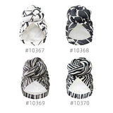 New Pre-Made Knotted Head Wrap Fashion Head Cap For Women Luxury Party Headdress Women 3D Flower Cross Turban Hat