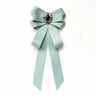Handmade Fashion New Butterfly Knot Ribbon Diamond Bowtie College White Rhinestone Shirt Bow Tie Gift for Men Accessories