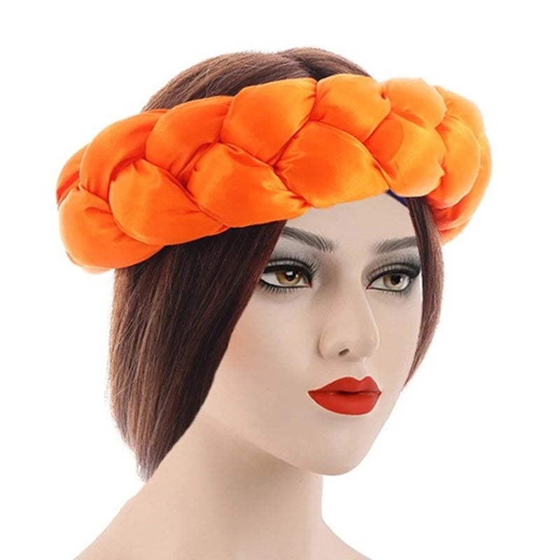 Twisted Hair Band Office Headbands Party Hairband Latest Satins Sports Headwear for Stylish Men and Women