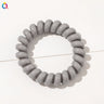 High Elasticity Telephone Coil Hairbands Women Spiral Hair Ties Girls Hair Rings Rope Solid Color Hair Accessories Gum Scrunchy