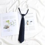 Korean style elegant Ties for men gifts Top clothes accessories Wedding  Black Gray Striped JK Ladies Collar Slim Neck Bow tie