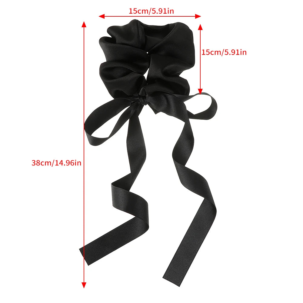 AWAYTR Tassel Elasticity Hair Band Scrunchies Hair Accessories Hair Bands Ties Elastics Ponytail Holders for Women Girls