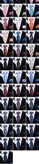 Newest style Green Tie For Men Holiday Present Tie Pocket Squares Set Necktie  Striped Wedding Accessories Man