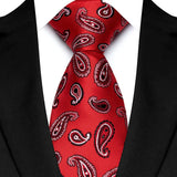 Men's Classic Paisley Tie Luxury Floral Dot 8cm Jacquard Neck Tie Necktie For Men Business Wedding Party Daily Wear Accessory