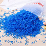 500/1000/2000pcs Girls Black Disposable Rubber Band Hair Ties Headband Children Ponytail Holder Bands Kids Hair Accessories