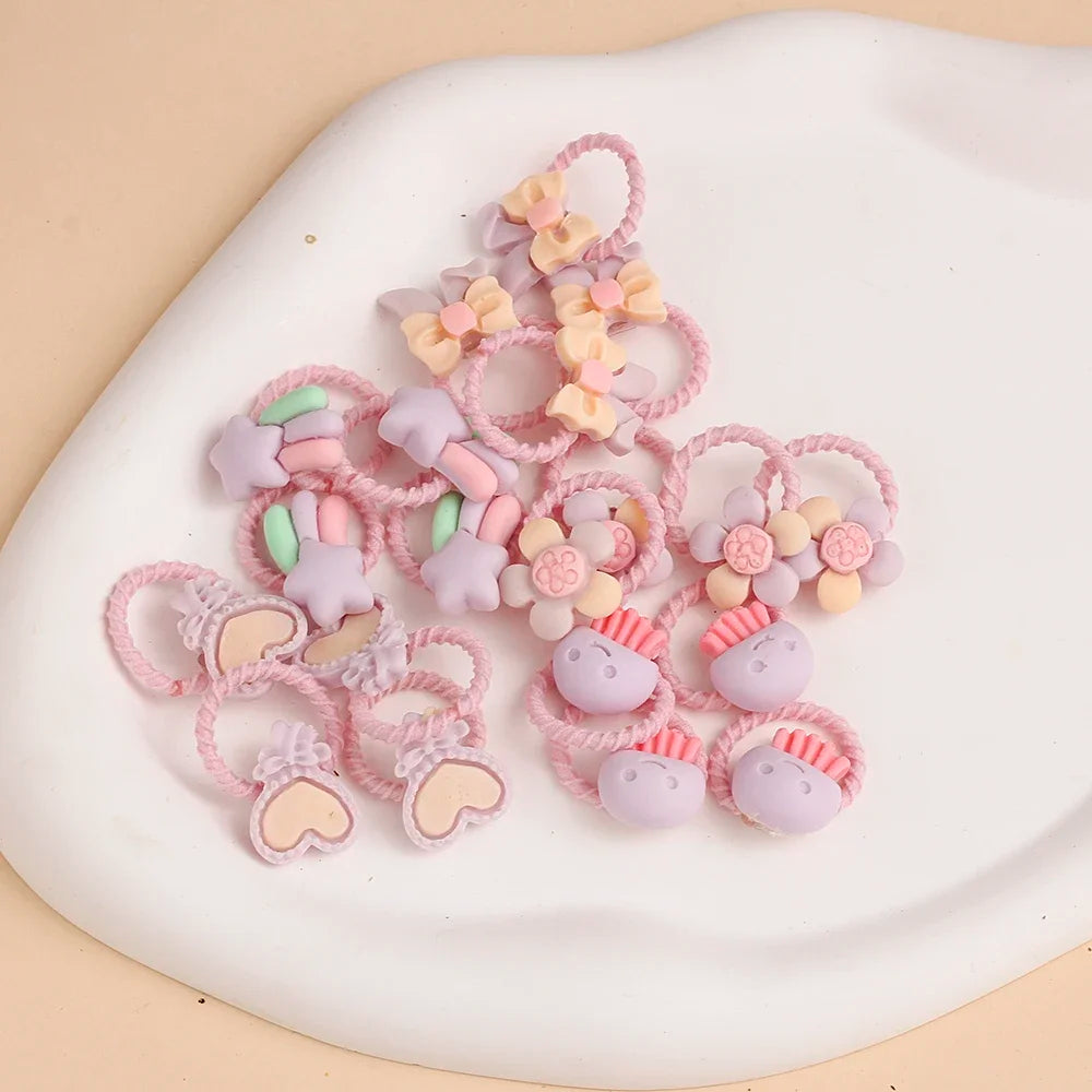 Baby Girls Small Tie Head Rope Children's Rubber Band Does Not Hurt Hair Elastic Hair Bands Kids Hair Chirp Scrunchies Headdress