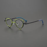 Ultra Light Pure Titanium Inverted Triangle Glasses Frame Female New Multi-color Personality Myopia Reading Prescription Eyewear