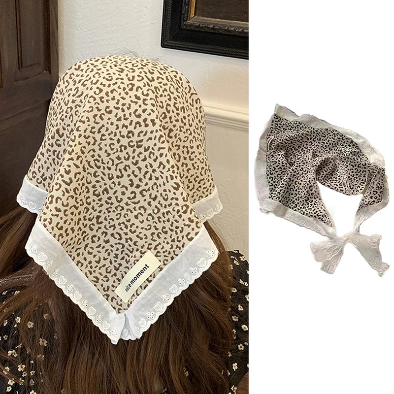 Flower Headscarf Headbands Knitting Hairband For Women Bandanas Headwear Fashion Girls Headband Hair Accessories