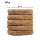 5pcs Leopard Print High Elastic Hair Ties Scrunchie Ties High Elasticity Ponytail Holder Women Girls Hair Rings Rope Accessories