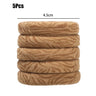 5pcs Leopard Print High Elastic Hair Ties Scrunchie Ties High Elasticity Ponytail Holder Women Girls Hair Rings Rope Accessories