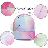 Fashion High Ponytail Kids Boy Hat Sun Hats Baseball Caps Adjustable Solid Color Print Travel Caps Baby Children Peaked Caps Hat
