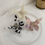 New Vintage Acetate Hair Claw Clip Sweet Butterfly Hair Clip Hairpin Barrettes Trendy Hair Accessories Barrettes for Women Girls