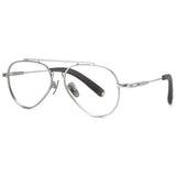 Classic Desgin Pure TitaniumDouble Bridge Glasses Men Optical Frame Luxury Ultra Light Eyegalsses Frames Myopia Eyewear Frame