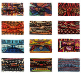Boho Headbands For Women Fashion Wide Headscarf Bohemian Yoga  Workout Head Bands Hair Accessories Band