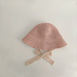 Children's Summer Hat Sunshade Lace Straw Baby Girl Cap Girls Baby Sunscreen Beach Hat