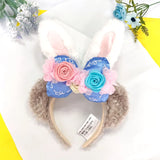 Mickey Minnie Ears Headband Cartoon Animal Plush EARS COSTUME Hallowmas Headband Cosplay Plush Gift Doll Girls Party Hair band
