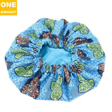2020 New No. plus-Sized African Printing round Cap Double-Layer Satin Lining Wide Edge Nightcap Chemotherapy Hat