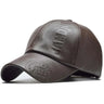 Unisex 1985 Imprinting Leather Baseball Caps Spring and Autumn Outdoor Adjustable Casual Hats Sunscreen Hat
