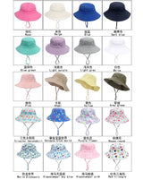 XS,M,L Summer Baby Sun Hat UV Protection Kids Bucket Hat For Girls Boys Outdoor Panama Beach Caps Toddler Infant Bucket Cap