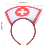 Nurse Hat Headbands Halloween Headbands Hair Accessories for Girls and Womens Holiday Party Headwear