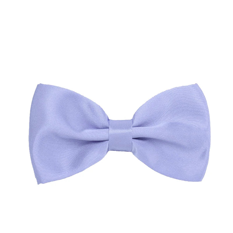 Men Bowties Classic Satin Bowtie Hot Sale Gentleman Necktie For Wedding Party Adjustable Solid Colorful Men Bow Ties Neck Cravat