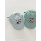 Korean Style Cute Bear Peaked Cap Women's Summer Quick-Drying Soft Top Curved Brim Sun-Shade Baseball Cap