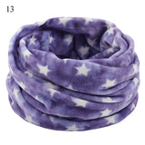 Double Layer Knitted Plush Scarf For Unisex Winter Solid Warmer Neck Cover Outdoor Windproof Multifuction Soft Fashion Scarves