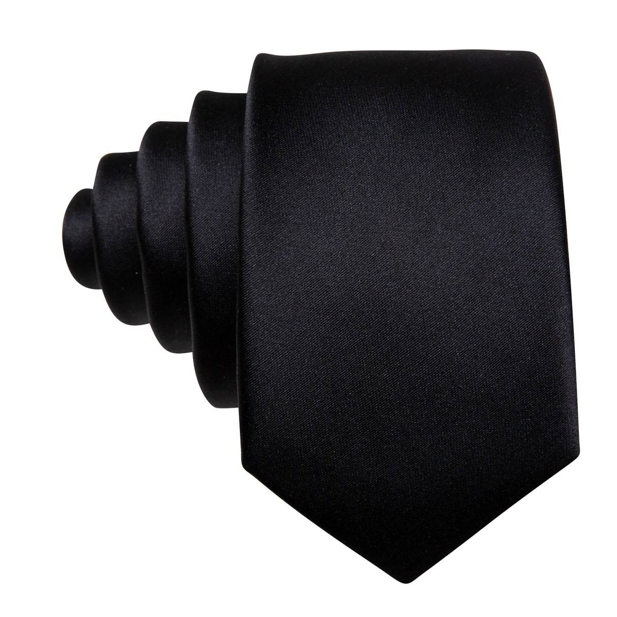 Business Black Silk Ties For Men Classic Solid High Quality Woven Pocket Square Cufflinks Sets Party Formal Designer Barry.Wang