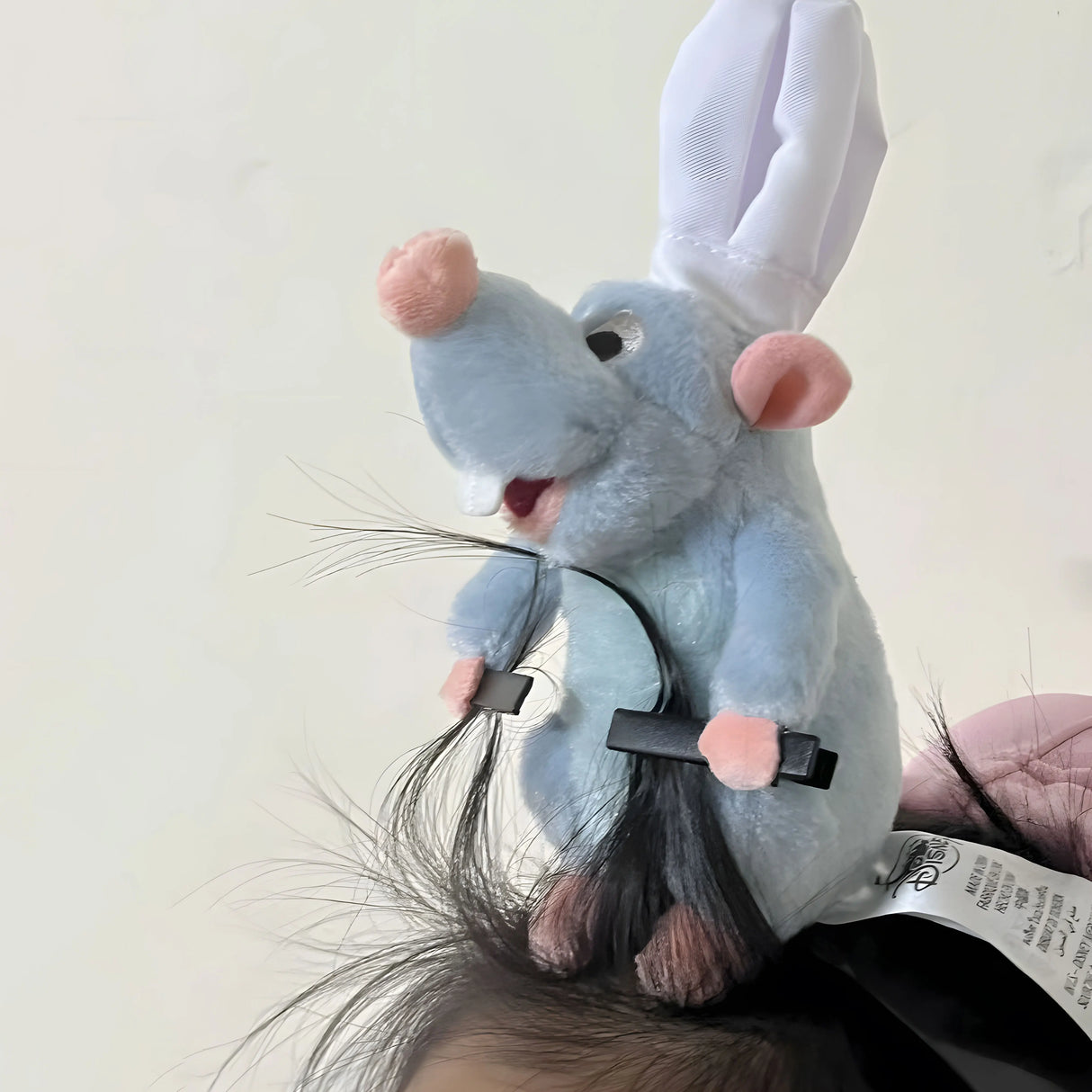 5PCS Headband Cartoon Mouse Hairband New Cartoon Plush Doll Headband French Wide-brim Hairpin Photo Headwear Creative Girl Gift
