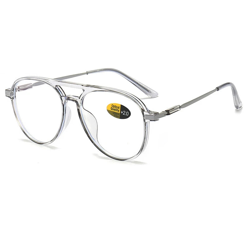 Reading Glasses Blocking Blue Light Fahsion Frame Computer Goggles Presbyopic Eyeglasses Women&Men 0+1.0 1.5 2.0 3.0 3.5 +4.0