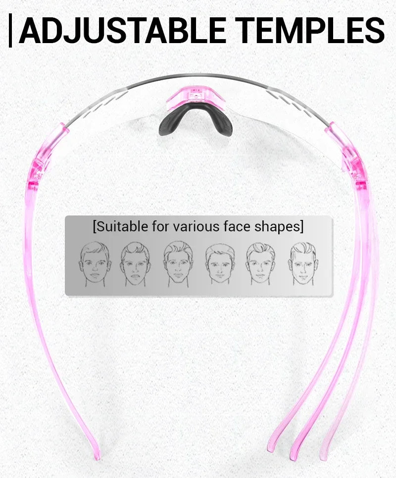 SCVCN UV400 Photochromic Cycling Glasss Sports Running Sunglasses Men Outdoor Drving Bicycle Goggles MTB Eyewear 1 Lens
