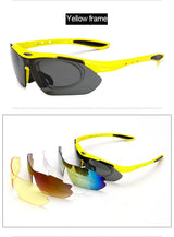 Cycling Glasses For Men's Women Men Outdoor Sports Bicycle Sunglasses MTB Road Goggles Eyewear 5 Lens Bike Equipment Driving