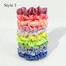10pcs/pack Solid Color Elastics Hair Ties For Women Thick Hair Soft No Hurt Hair Ponytail Holder Hair Rope Hair Accessories Hot